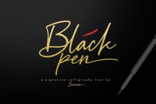Black Pen Script: A Fresh Font for Modern Design