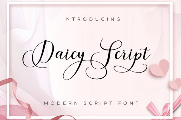 Daicy Script: A Modern Font for Elegant Design