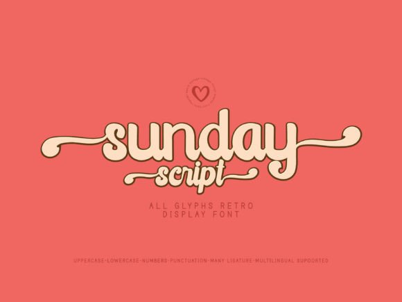 Embrace Vintage Charm: Designing with Sunday Script