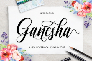 Ganesha Script: A Calligraphy Font with Character