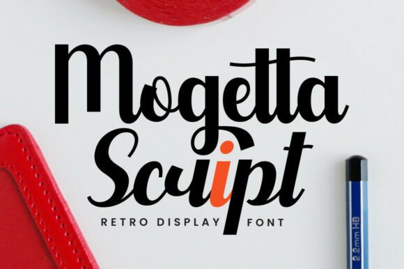 Mogetta Script: Your Go-To Retro Display Font