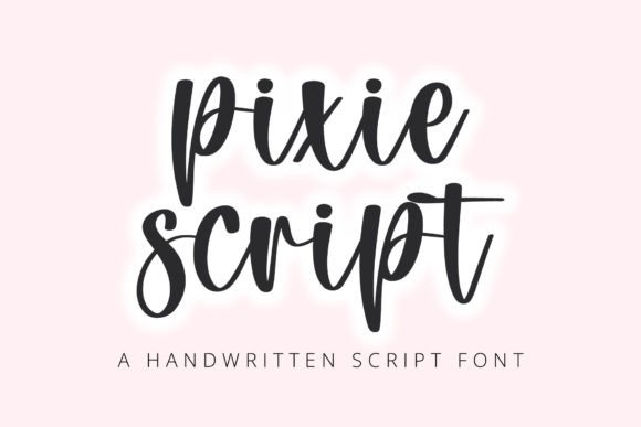 Pixie Script: The Sweet Handwritten Font for Modern Design