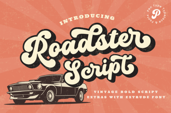 Roadster Script: The Retro Display Font with Modern Impact