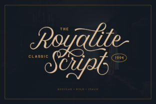 Royalite Script Family: A Touch of Timeless Elegance