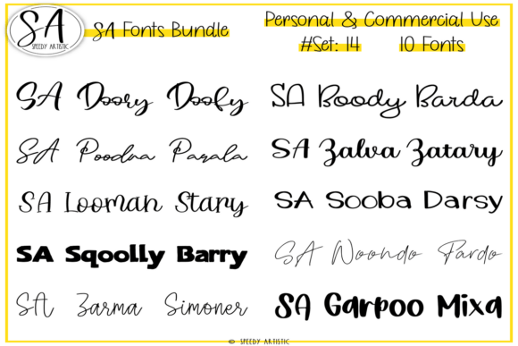 Script and Handwritten Bundle 14: Your Everyday Creative Toolkit