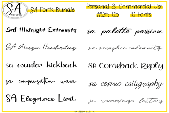 Script and Handwritten Bundle 5: Your Toolkit for Authentic Creativity