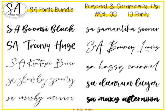 Script and Handwritten Bundle 8: Your Everyday Creative Toolkit
