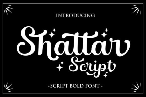 Shattar Script: A Handwritten Font That Balances Charm and Elegance