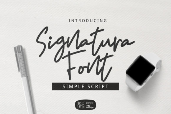 Signatura Script: The Art of Handwritten Elegance