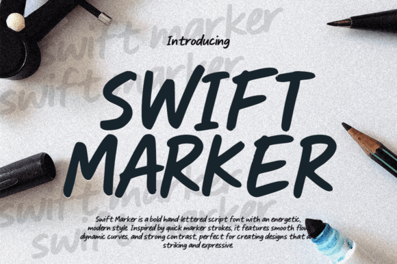 Swiftmarker Script: Bold, Hand-Lettered Energy for Your Designs
