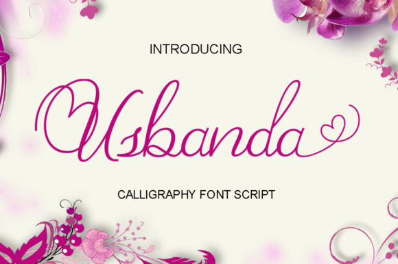 Usbanda Script: A Trendy Calligraphy Font for Modern Designs